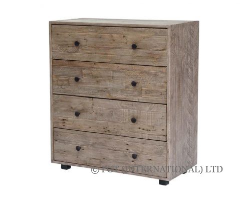 cannes collection recycled wood tallboy dresser