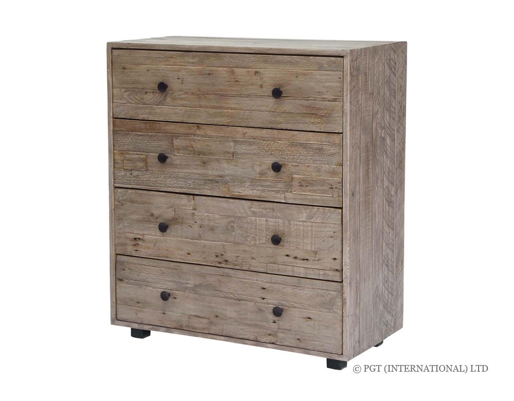 cannes collection recycled wood tallboy dresser