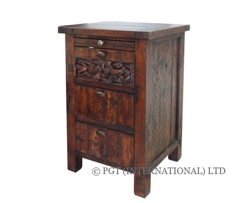 Cocobu Collection reclaimed wood bedside cabinet