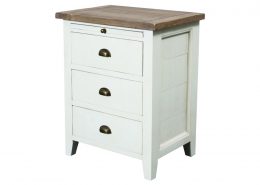 Cotswolds reclaimed timber bedside cabinet