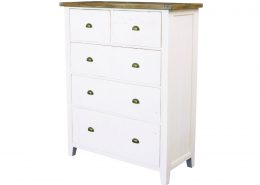 cotswolds sustainable wood tallboy dresser