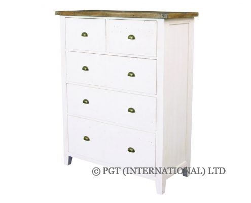 cotswolds sustainable wood tallboy dresser